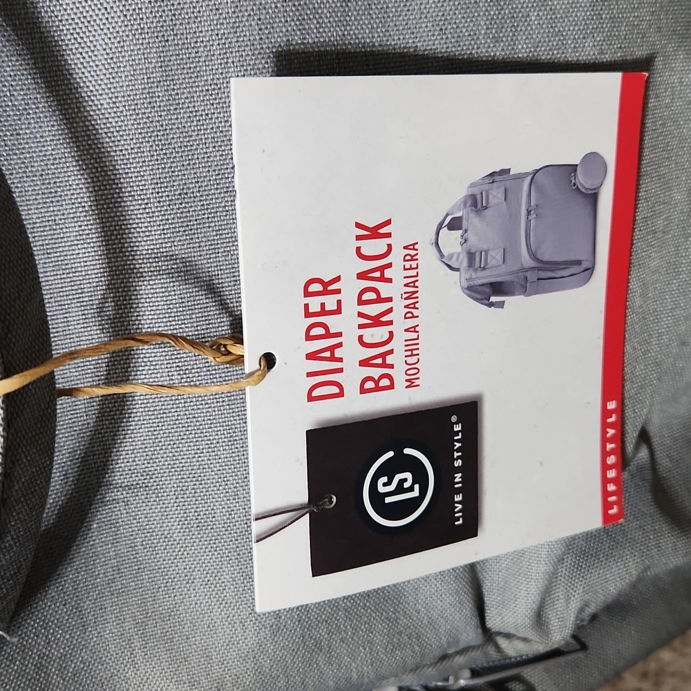 NWT Live In Style Diaper Backpack. - Picture 13 of 16